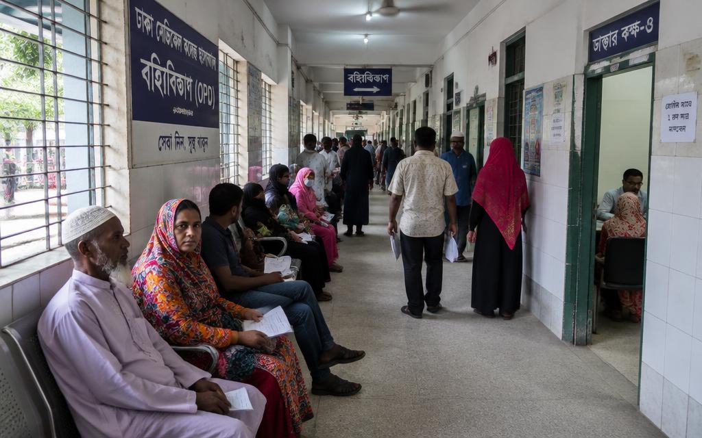 সরকারি হাসপাতালের বহির্বিভাগে রোগীর চাপ, বাড়ছে অপেক্ষার সময়